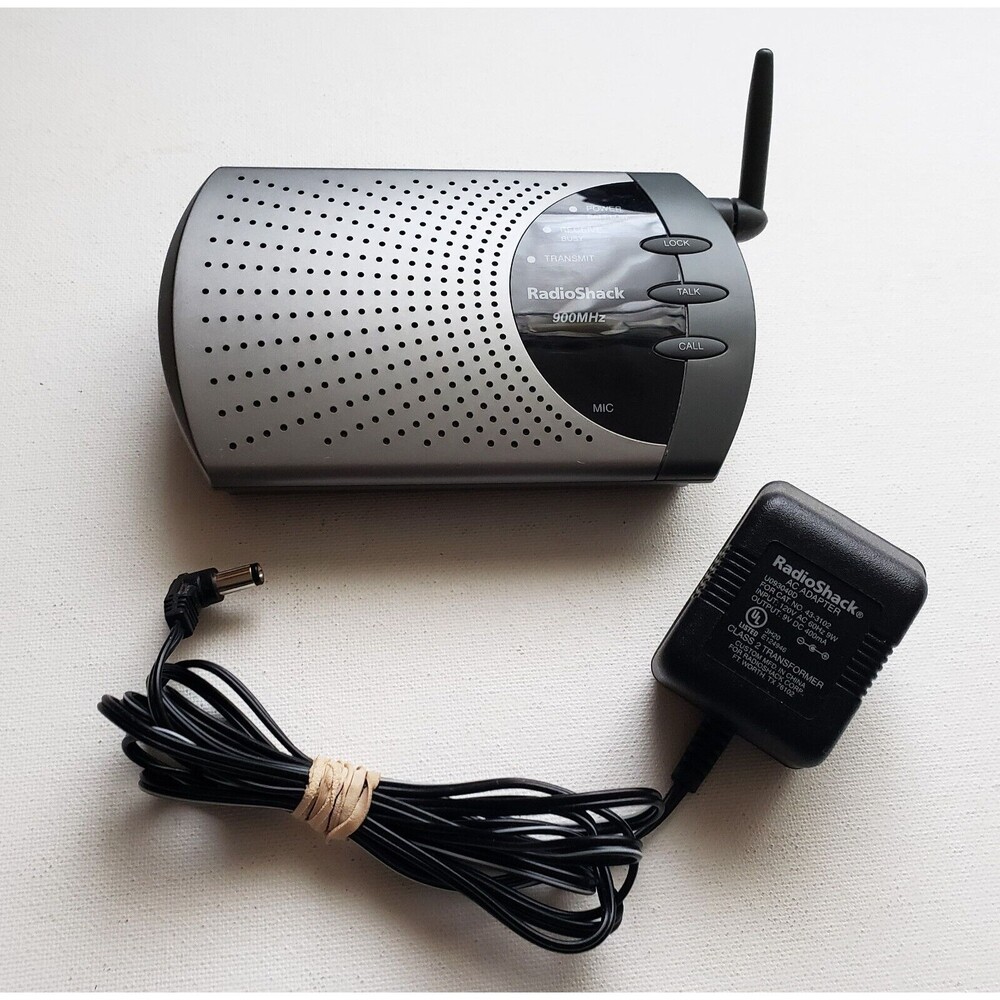 Radio Shack 43-3102 900 MHz Wireless Intercom One Unit - With Power Supply